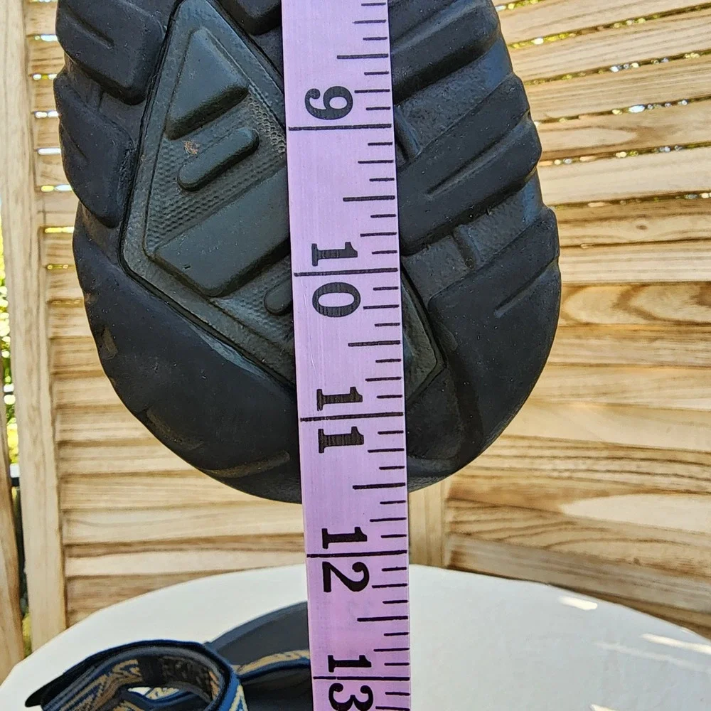 Teva Hurricane XLT2 US 9 Blue Geometric Retro Sport Water Sandals Sport Hiking